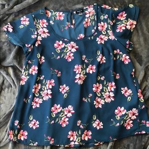 TORRID Floral Blouse